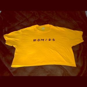 Homie shortsleeved crop top